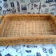 Vintage rattan tray