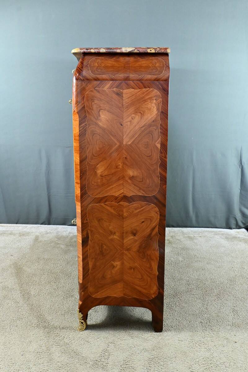 Precious wood secretary, Louis XV – Late 18th century