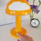 Mushroom lamp, orange cloud Skojig, henrik preutz design for Ikea, 1990