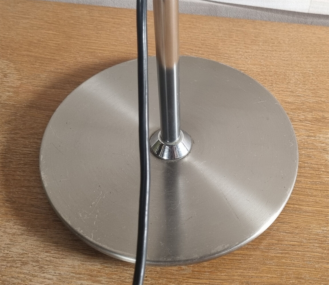 Lampe de bureau, design, chromée, ajustable, vintage, années 70.