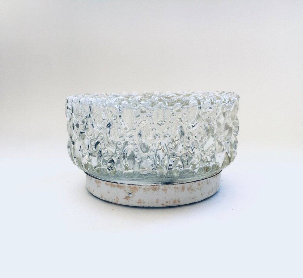 Wall lamp in glass by Helena Tynell for Glashütte Limburg, 1960s