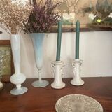 Silvered metal table mat