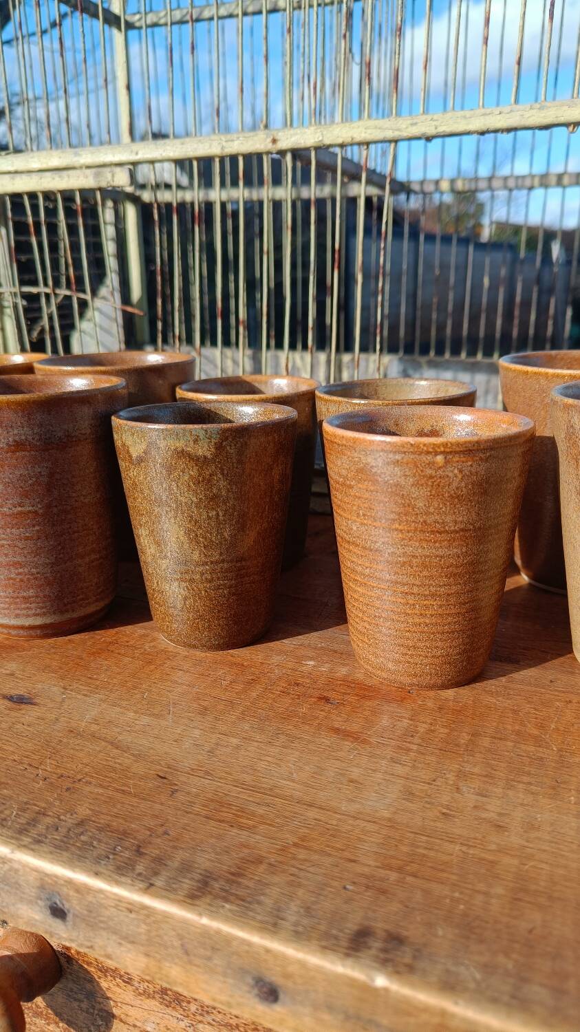 Digoin stoneware mugs