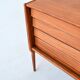 Bosteels Meubelen unique small sideboard in walnut Belgium 1970