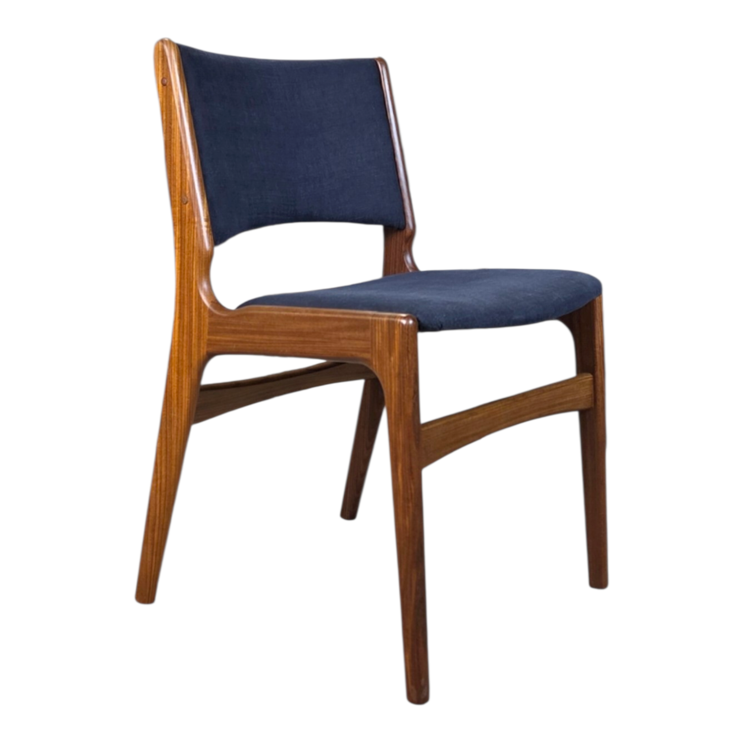 4x restored Erik Buch vintage 1960s Danish chair teak