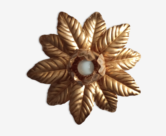 Ceiling lamp golden flower