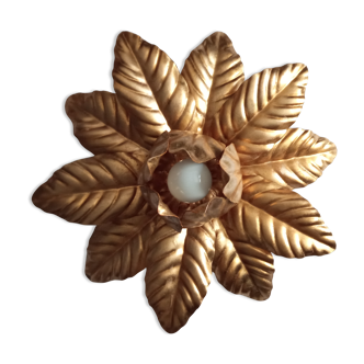 Ceiling lamp golden flower