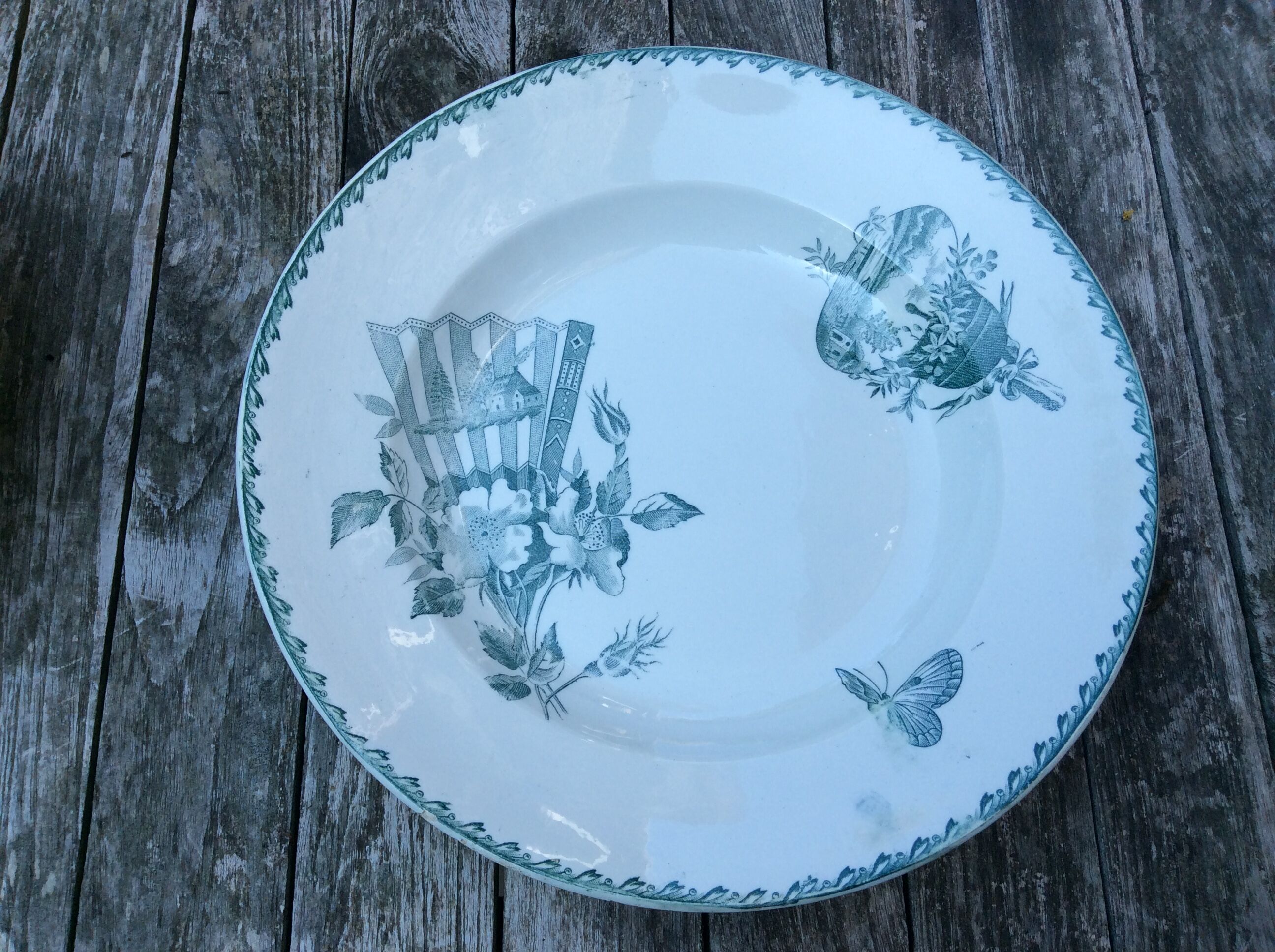Series 6 tablespoons Plate Iron Earth