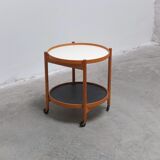 Serving trolley with reversible trays by Hans Bølling for Torben Ørskov, 1960s