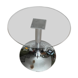 Table tulipe vitrée