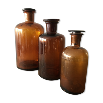 3 old bottles