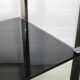 Chrome & smoked glass shelving unit, 1970s