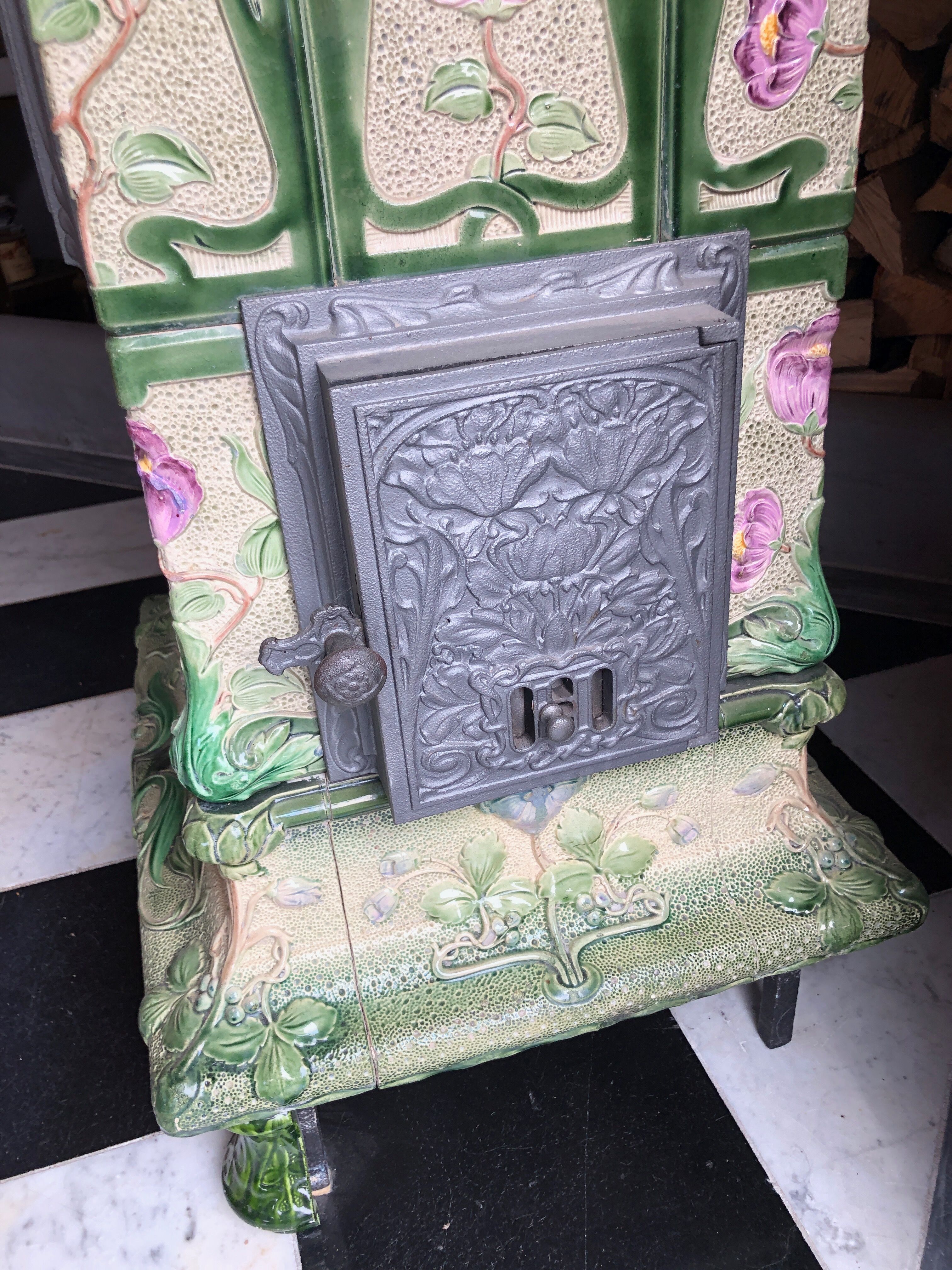 Old wood stove XIX th fully restored