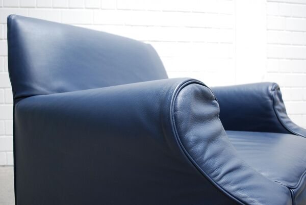 Fauteuil Lazy Working en cuir par Philippe Starck pour Cassina