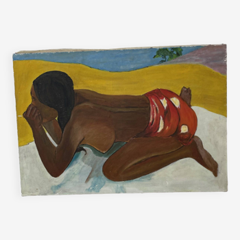 Toile peinture à l’huile Gauguin