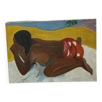 Gauguin oil painting canvas