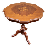 Small marquetry side table