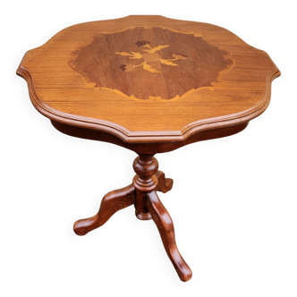 Small marquetry side table