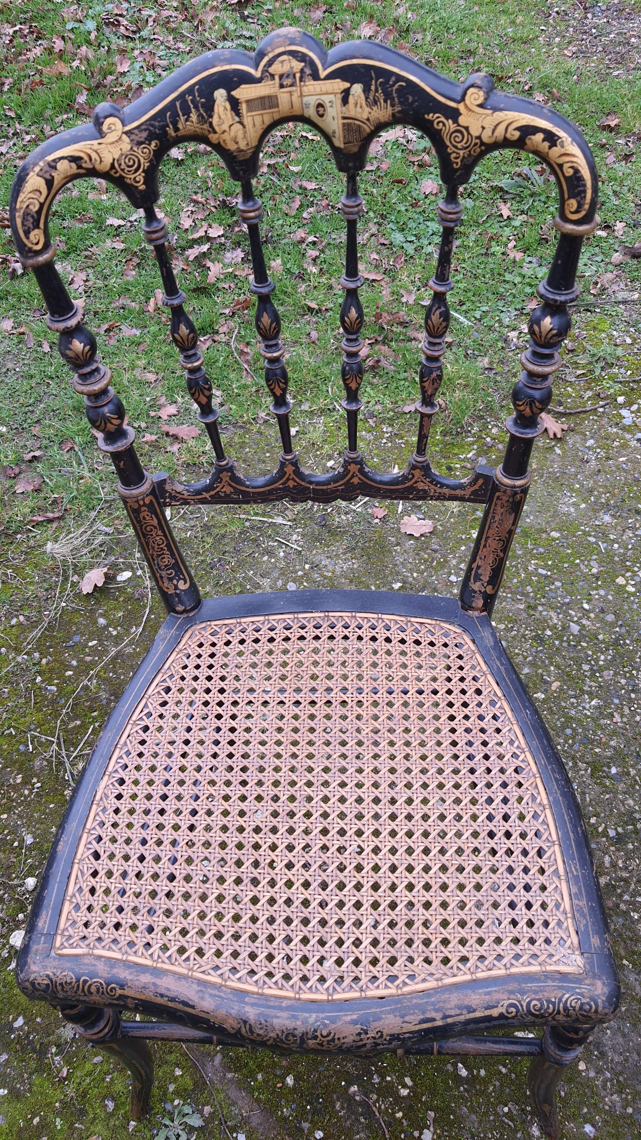 Pair of Napoleon III chairs