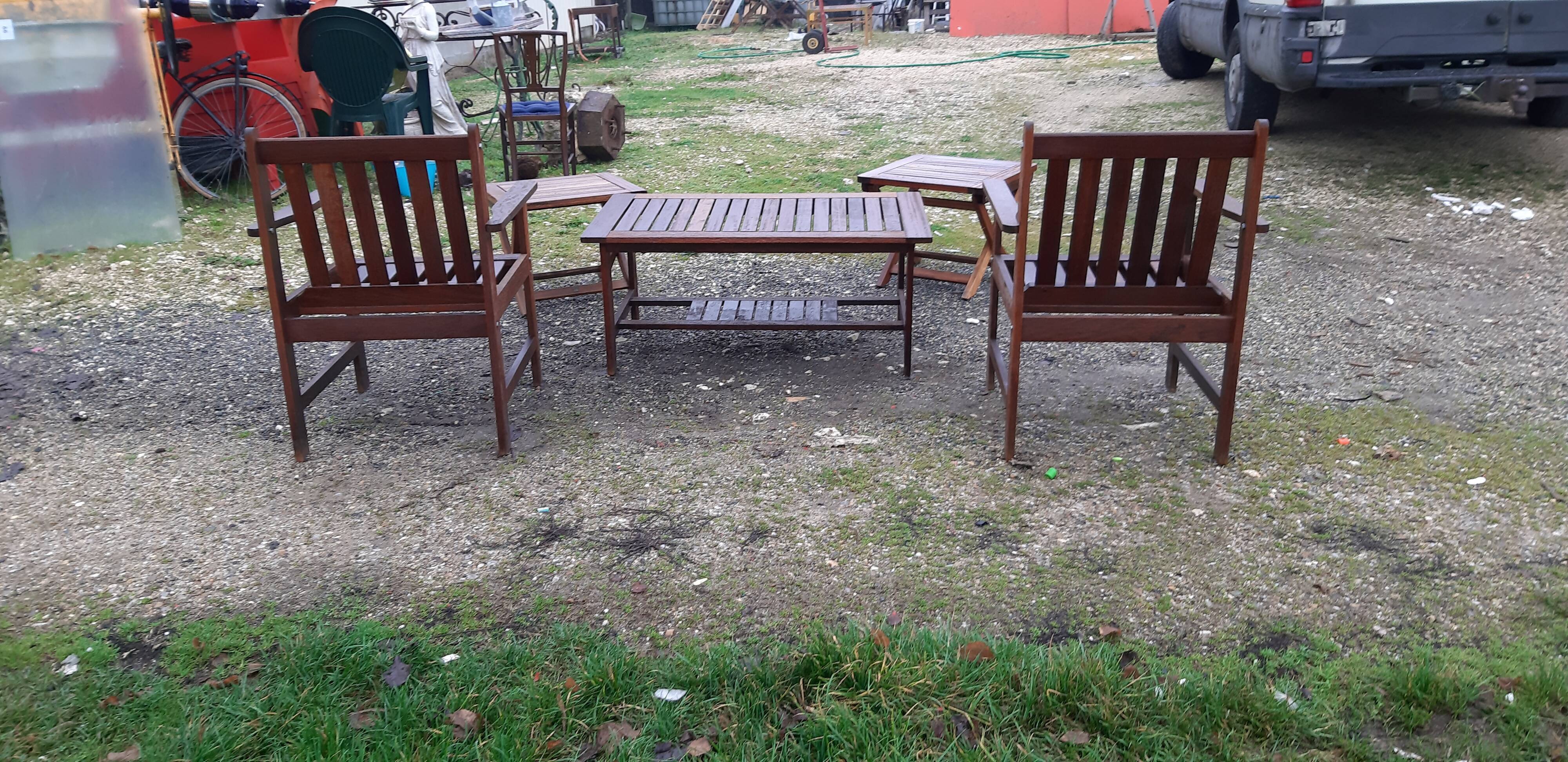 Garden furniture in exotic wood brand: fsc