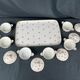 Rovina Epinal service to jars of porcelain cream early twentieth century