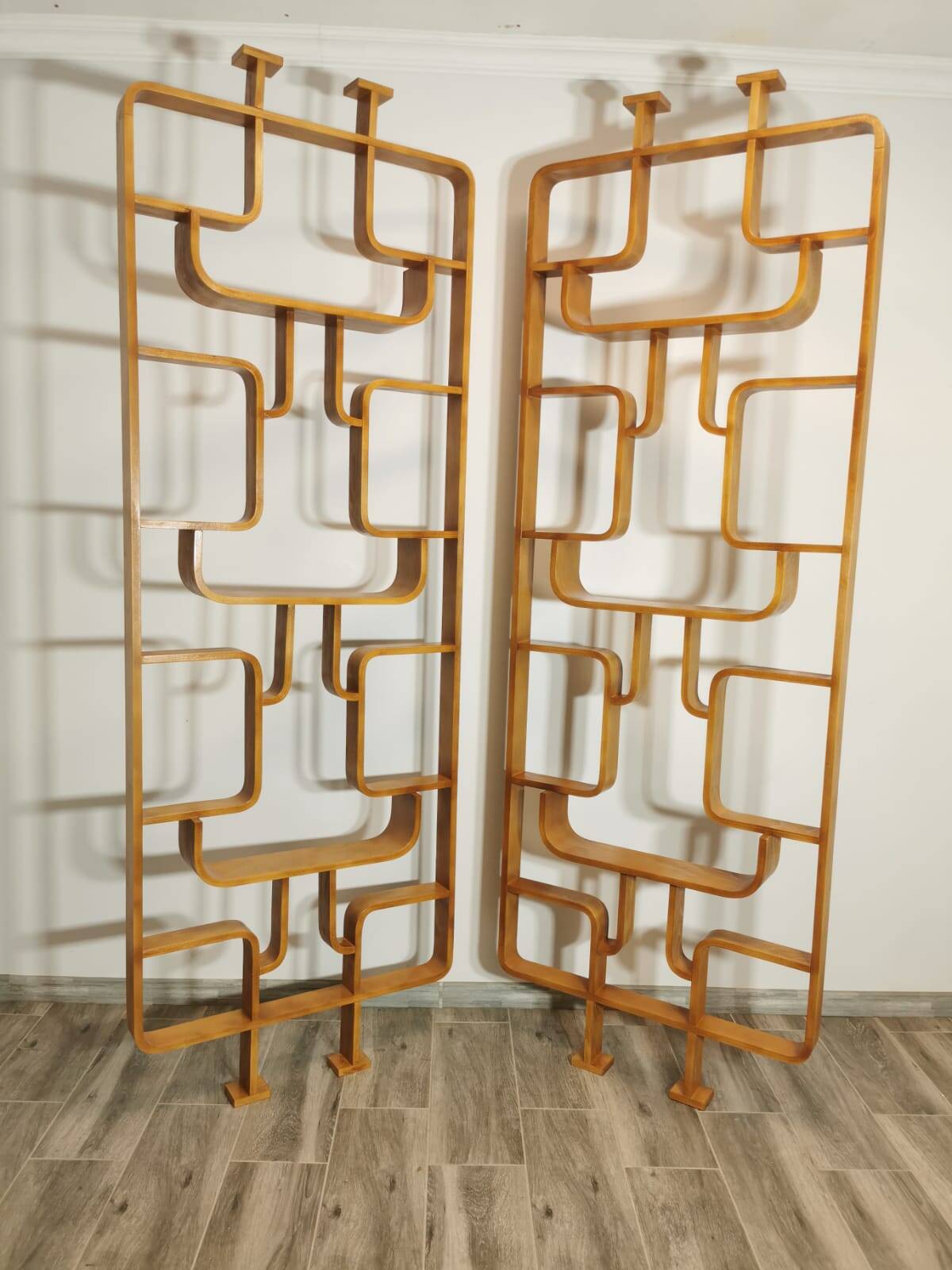 Room Dividers by Ludvik Volak for Drevopodnik Holesov, 1950s, Set of 2