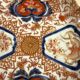 Plat rond en porcelaine Imari