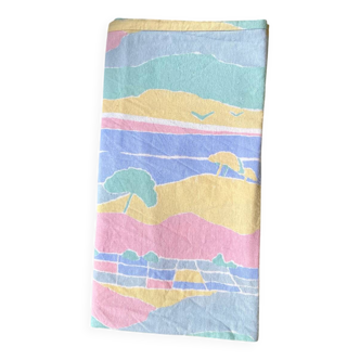 Vintage pastel bolster case