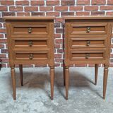 Pair of Louis XVI bedside tables