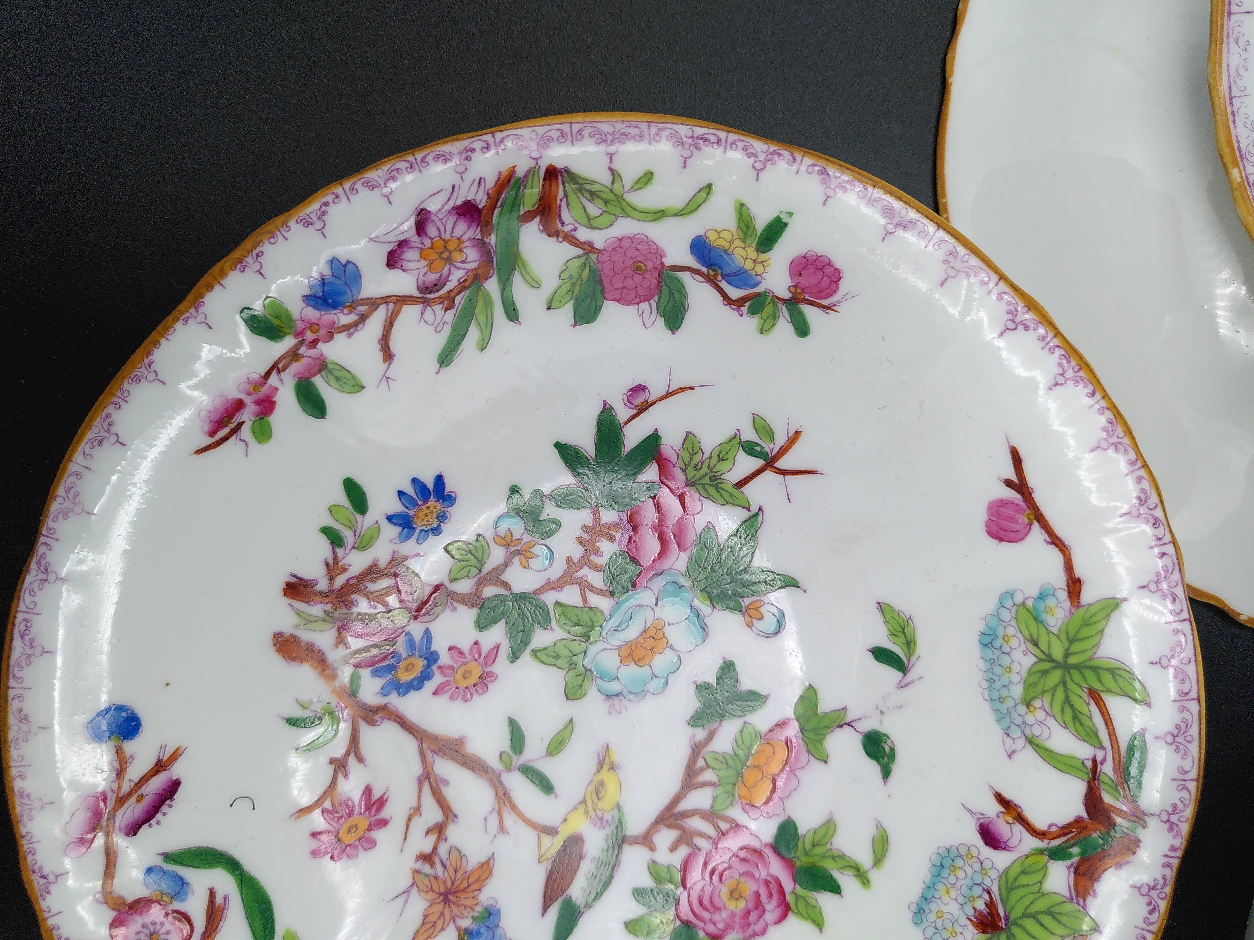 Minton & Boyle Teacups circa 1836-1841