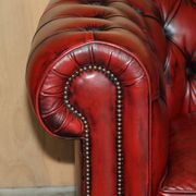 Vintage leather Chesterfield sofa