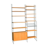 Système d'étagère années 60, String, orme