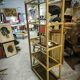 Bamboo and smoked glass bookcase, circa 1970