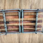 Tabouret pliant en bois