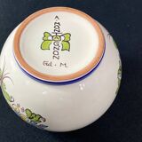 Earthenware ball vase from Nevers Montagnon