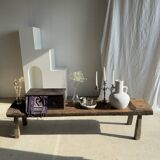 Very large bench in old teak H:50cm L:2m06