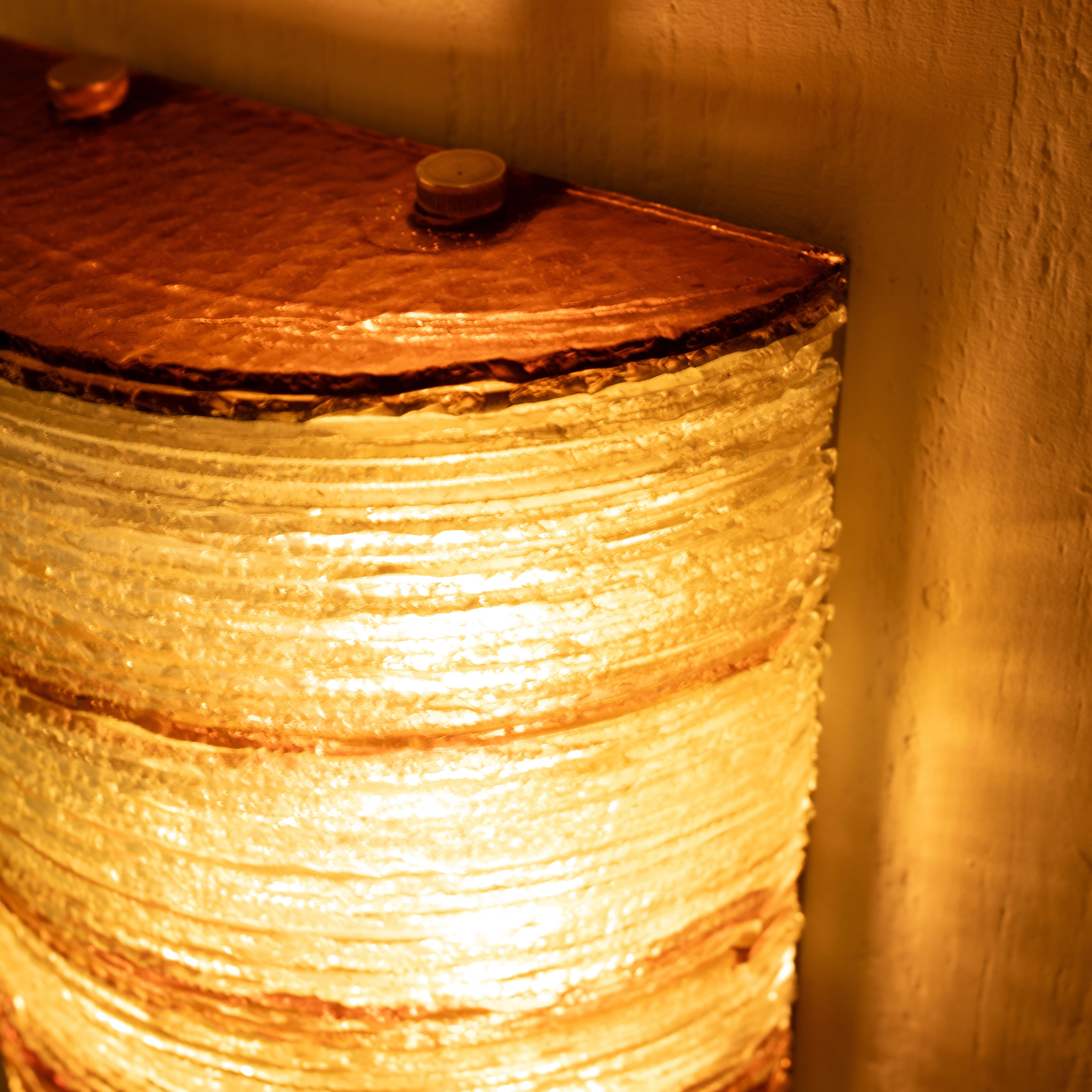 Glass Wall Lamp by Albano Poli for Poliarte – Big Version