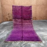 Moroccan purple carpet - 182 x 366 cm