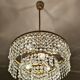 Mid-Century Modern crystal chandelier attributed to Bakalowits.