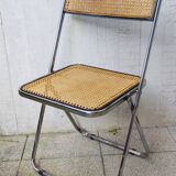 Chaise pliante cannée type Castelli