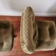 3 vintage swivel armchairs