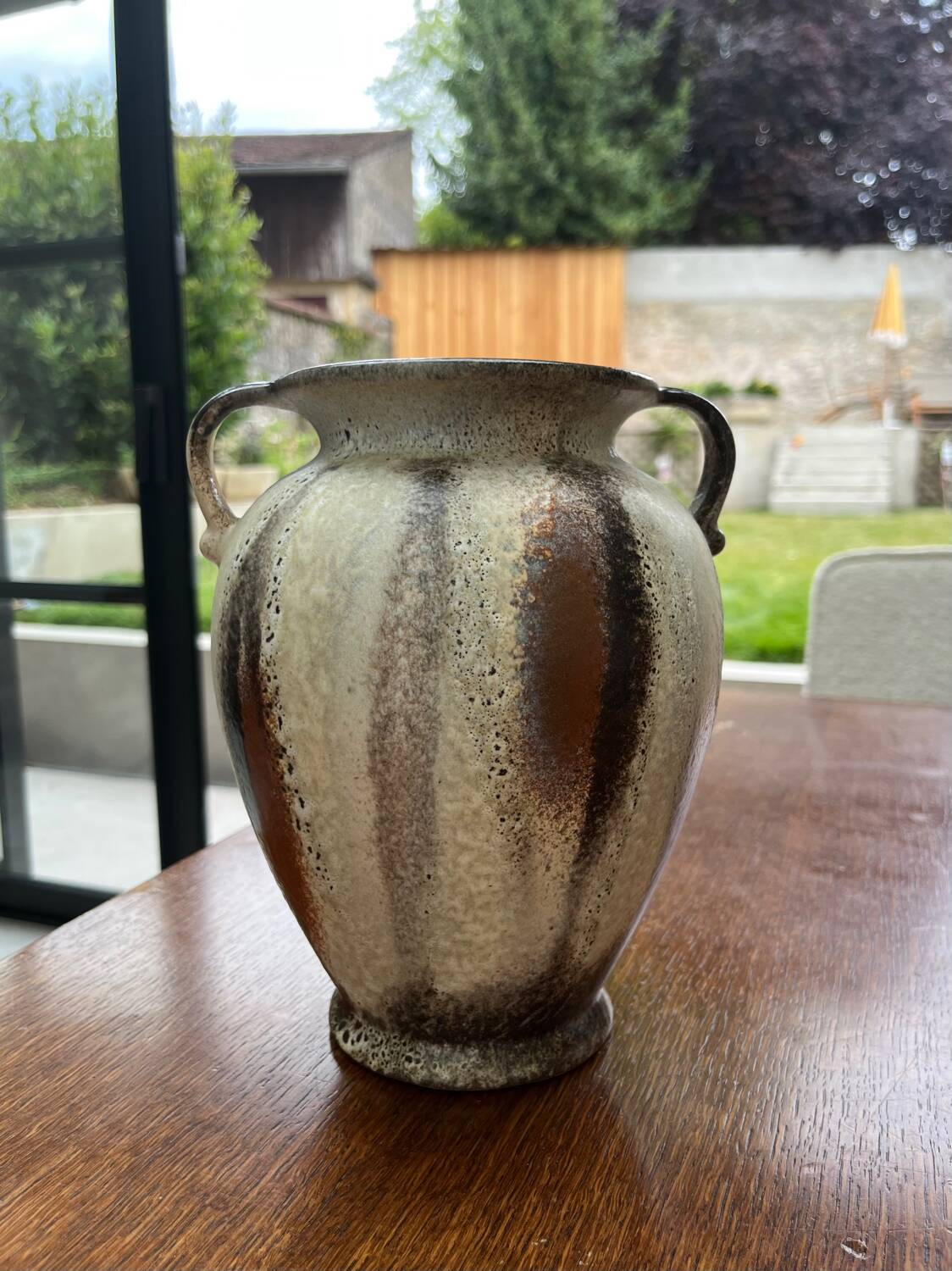 Vintage West German ceramic vase