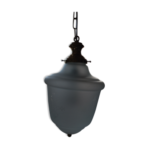 Suspension opaline blanche