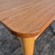 Rare teak and maple dining table with 2 extensions by Finn Juhl for Bovirke, Denmark, 1950.