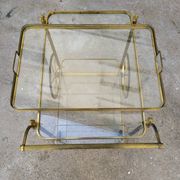 Golden brass cart