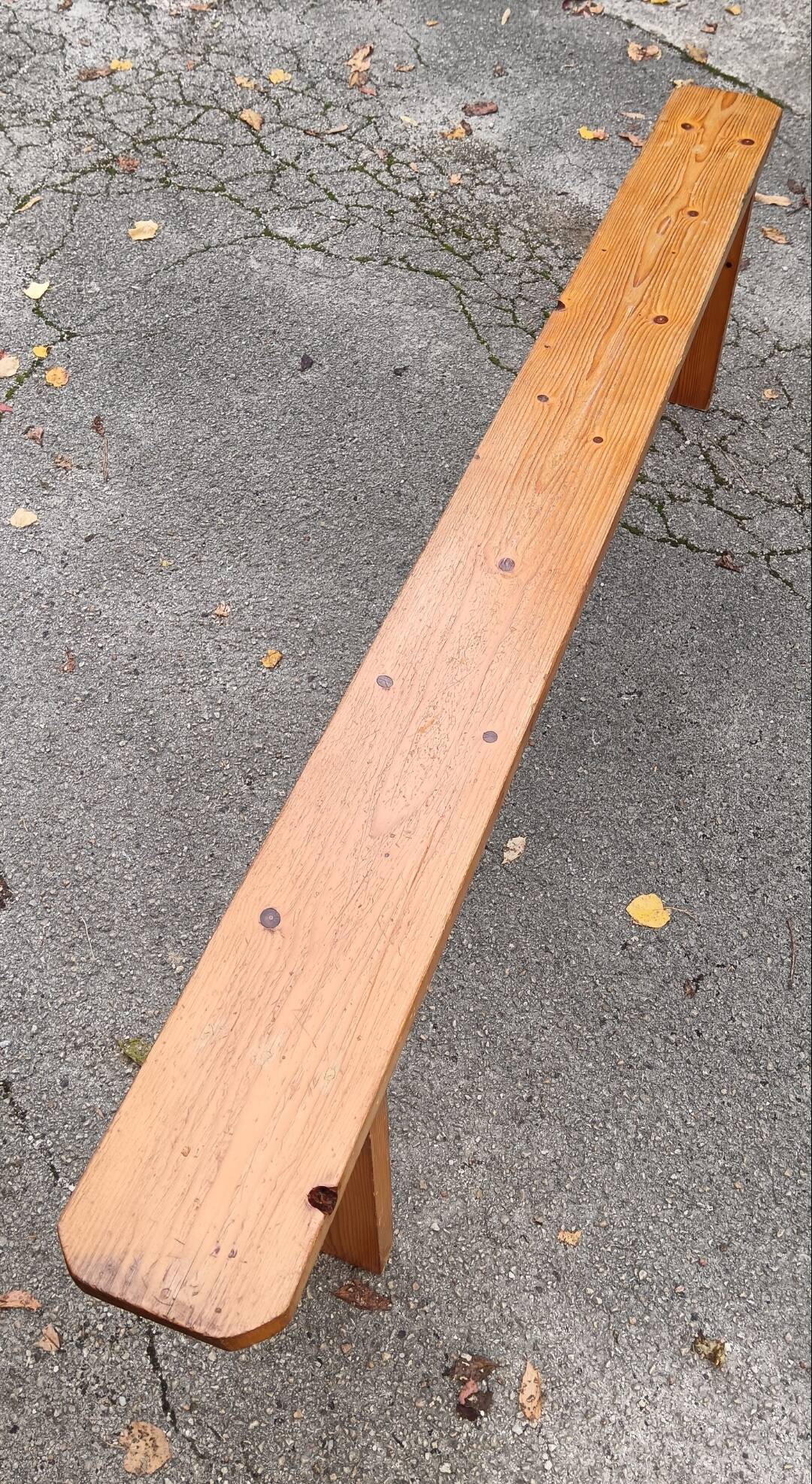 Minimalist pine bench 200 cm