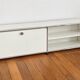 Meuble TV - Enfilade - USM Haller blanc et chrome
