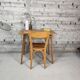 Bureau pieds compas