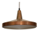 Vintage Copper Pendant Lamp: 1960s Scandinavian Design