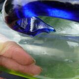Old uraline blown glass pitcher late nineteenth